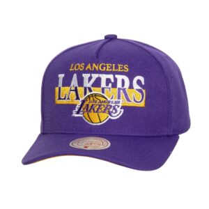 Mitchell & Ness Panorec Pro Snapback Los Angeles Lakers Hat Violet 749692