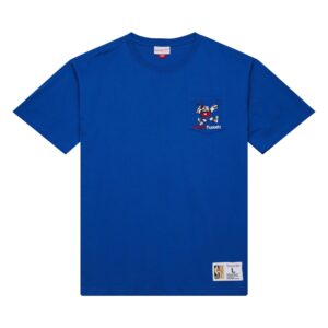 Mitchell & Ness Premium Pocket Denver Nuggets T-Shirt Blue 744433