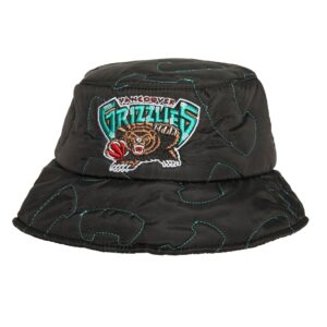 Panama Mitchell & Ness Quiltet HWC Vancouver Grizzlies Bucket Hat Black 745845