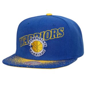 Mitchell & Ness Re-Take Snapback HWC Golden State Warriors Hat Blue 744618