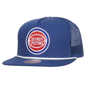 Mitchell & Ness Roper Trucker HWC Detroit Pistons Hat Blue 743717