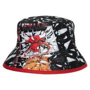 Panama Mitchell & Ness Shattered Big Face HWC Chicago Bulls Bucket Hat Black/Multi 745238