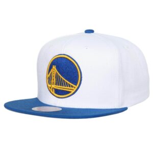 Mitchell & Ness Side Core 2.0 Snapback Golden State Warriors Hat White 744791