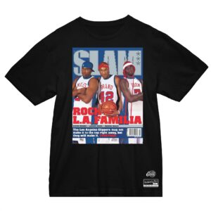 Mitchell & Ness Slam Cover Los Angeles Clippers Black T-Shirt Black 748773