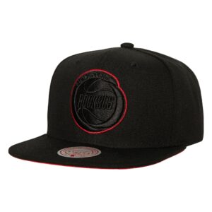 Mitchell & Ness TC Bottoms Snapback HWC Houston Rockets Hat Black 747213