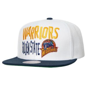 Mitchell & Ness Toss Up Snapback HWC Golden State Warriors Hat Blue 744490