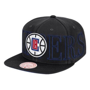 Mitchell & Ness Winner Circle Snapback Los Angeles Clippers Hat Black 748573