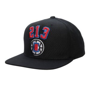 Mitchell & Ness ZZ Snapback HWC Los Angeles Clippers Hat Black 748568