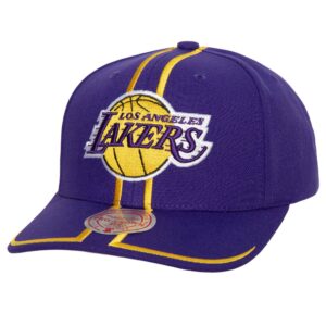 Mitchell & Ness 1998 Draft Pro Strapback HWC Los Angeles Lakers Hat Violet 749987