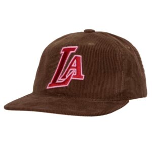 Mitchell & Ness BSB Cord Deadstock Snapback HWC Los Angeles Lakers Hat Brown 754499