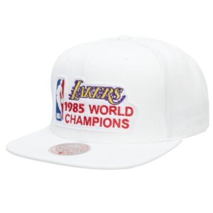 Mitchell & Ness Champs Snapback HWC Los Angeles Lakers Hat White 754463