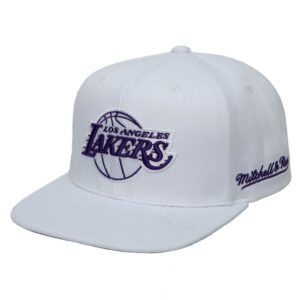 Mitchell & Ness Christmas Day Snapback Los Angeles Lakers Hat White 754467