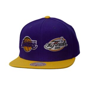 Mitchell & Ness Dual Whammy Snapback Los Angeles Lakers 2009 Hat Violet 749909