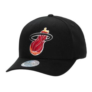 Mitchell & Ness HWC Library 110 Flex Snapback Miami Heat Hat Grey 752960