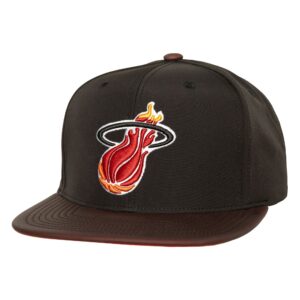 Mitchell & Ness Heat Up Snapback HWC Miami Heat Hat Black 753506