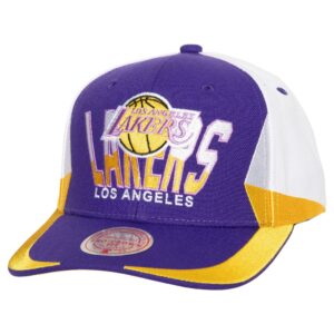 Mitchell & Ness Retrodome Pro Snapback HWC Los Angeles Lakers Hat White 749961