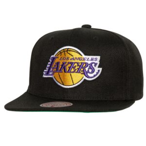 Mitchell & Ness Side Jam Snapback Los Angeles Lakers Hat Black 749858