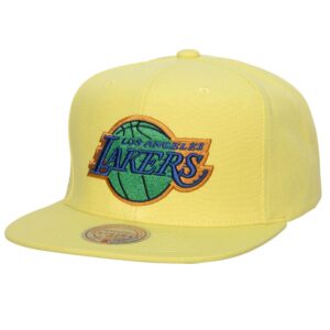 Mitchell & Ness So Fresh Snapback Los Angeles Lakers Hat Yellow 750313