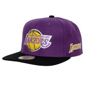 Mitchell & Ness Team Origins Snapback HWC Los Angeles Lakers Hat Violet 754522