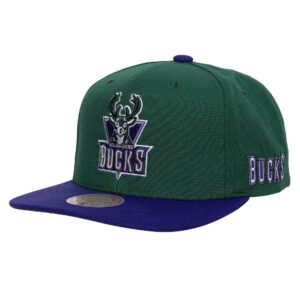 Mitchell & Ness Team Origins Snapback HWC Milwaukee Bucks Hat Black 755760