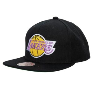 Mitchell & Ness Top Spot Snapback HWC Los Angeles Lakers Hat Black 754486