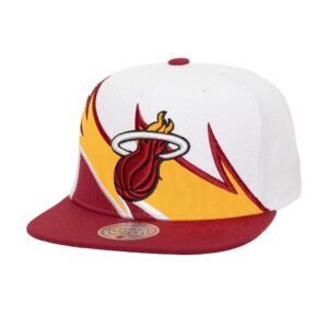 Mitchell & Ness Waverunner Snapback Miami Heat Hat Violet 751955