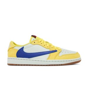 Travis Scott x Wmns Air Jordan 1 Retro Low OG SP Canary Sneakers DZ4137 700