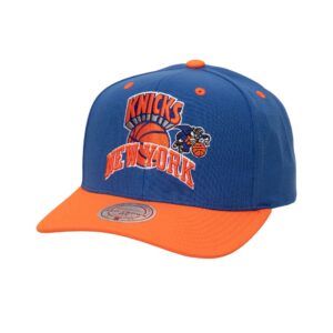 Mitchell & Ness All In 2.0 Pro Snapback HWC New York Knicks Cap Blue 765549