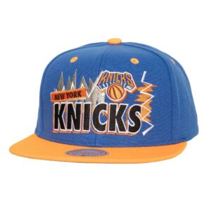 Mitchell & Ness Buzz Snapback New York Knicks Baseball Cap Blue 765774