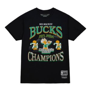 Mitchell & Ness Champions Era SS Tee HWC Milwaukee Bucks White 758479