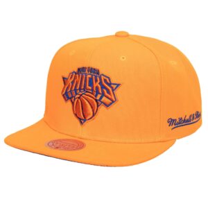 Mitchell & Ness Christmas Day Snapback NBA New York Knicks Cap Orange 765598