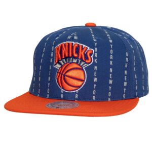 Mitchell & Ness City Pinstripe Deadstock HWC New York Knicks Baseball Cap Cream 765795