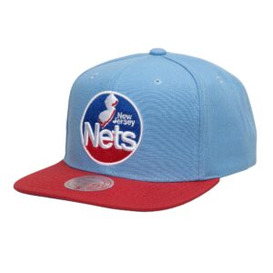 Mitchell & Ness Core Basic Snapback HWC New Jersey Nets Baseball Cap Blue 761195