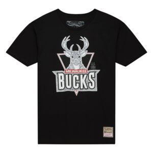 Mitchell & Ness Cracked Cement Tee Milwaukee Bucks Cream 758468