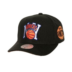 Mitchell & Ness Icon Grail Pro Snapback HWC New York Knicks Cap Black 766913