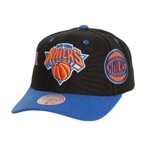 Mitchell & Ness Overbite Pro Snapback New York Knicks Cap Black 766884