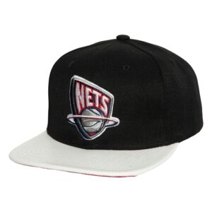 Mitchell & Ness SSBSTS Snapback HWC New Jersey Nets Baseball Cap Black 761173