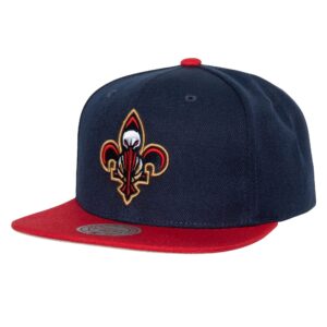 Mitchell & Ness Side Core 2.0 Snapback New Orleans Pelicans Cap Yellow 764005