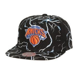 Mitchell & Ness Storm Season Snapback New York Knicks Baseball Cap Black 765759