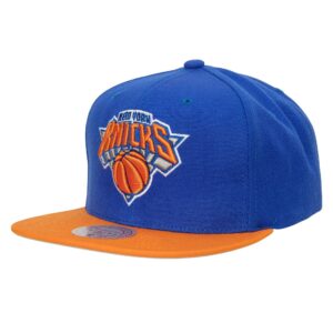 Mitchell & Ness Team 2 Tone 2.0 Snapback Nba New York Knicks Cap Blue 766824