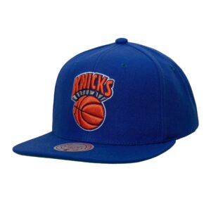 Mitchell & Ness Team Ground 2.0 Snapback HWC New York Knicks Cap Blue 766835