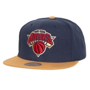 Mitchell & Ness Work It Snapback New York Knicks Baseball Cap Blue 765552