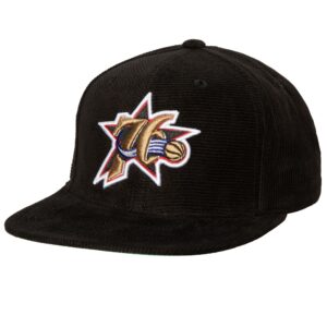 Mitchell & Ness All Directions Snapback HWC Philadelphia 76ers Cap Black 770223