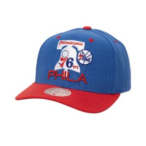 Mitchell & Ness All In 2.0 Pro Snapback HWC Philadelphia 76ers Cap Blue 769223