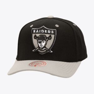 Mitchell & Ness Black Oakland Raiders All In 2.0 Pro Crown Snapback Hat Black 772128