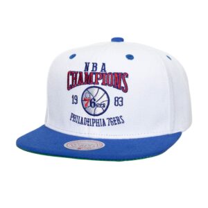 Mitchell & Ness Champ Series Snapback HWC Philadelphia 76ers Cap White 769743