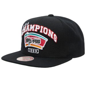 Mitchell & Ness Champs Snapback HWC San Antonio Spurs Baseball Cap Black 771242