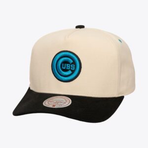 Mitchell & Ness Cream Chicago Cubs Overspray Pro Crown Snapback Hat Cream 772416