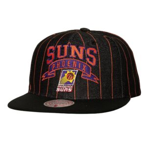 Mitchell & Ness Dem Stripes Snapback HWC Phoenix Suns Baseball Cap Black 770720