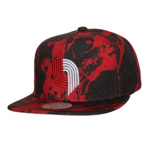 Mitchell & Ness Down For All Snapback HWC Portland Trail Blazers Cap Black 770795